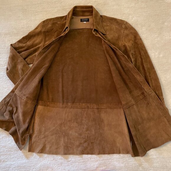 Juliana Collezione Womens Suede Leather Dressage Jacket Sz S Long Sleeved - Picture 5 of 15